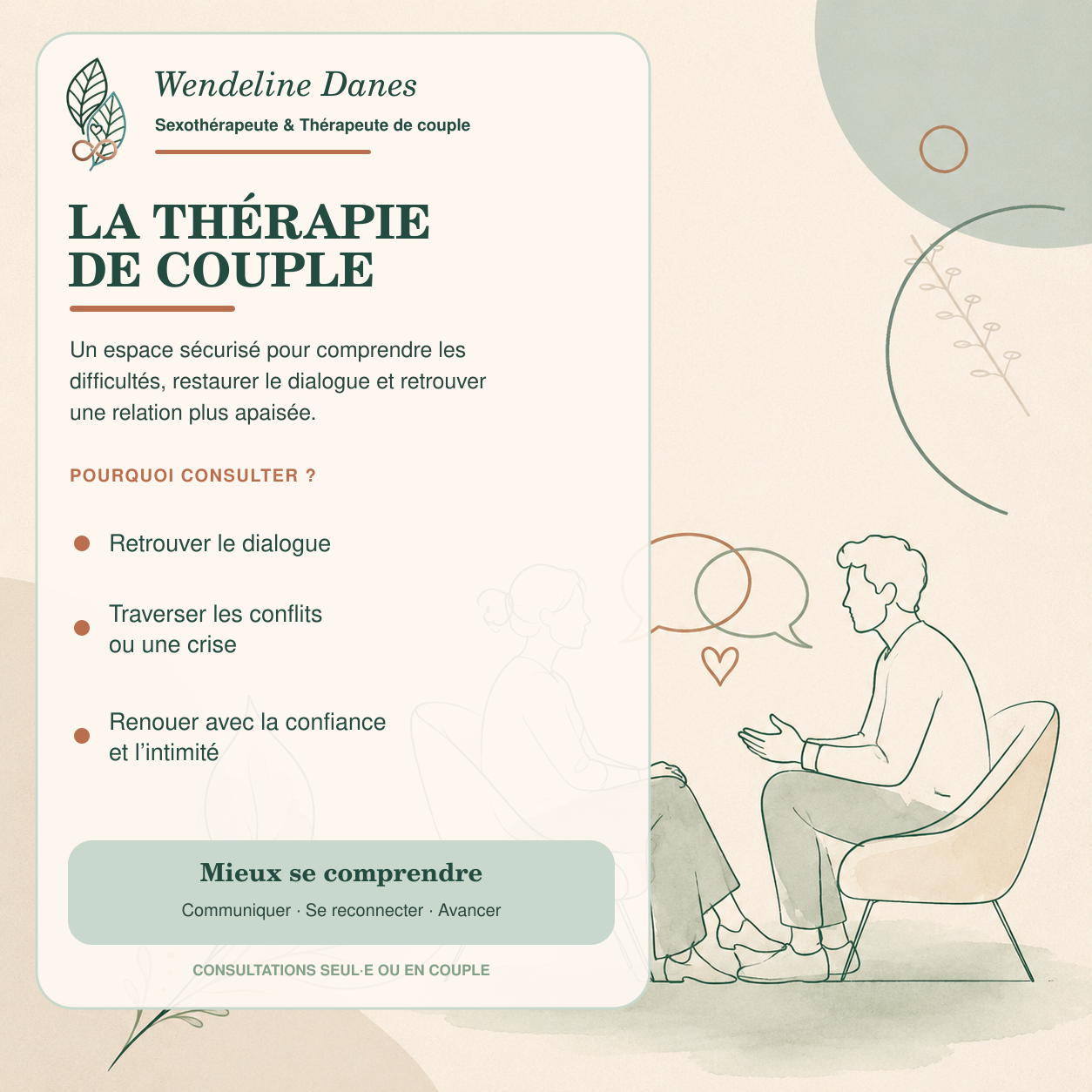 visuel thérapie de couple Wendeline Danes